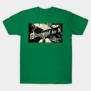 Greenwood Avenue1, Shoreline, Washington by Mistah Wilson T-Shirt